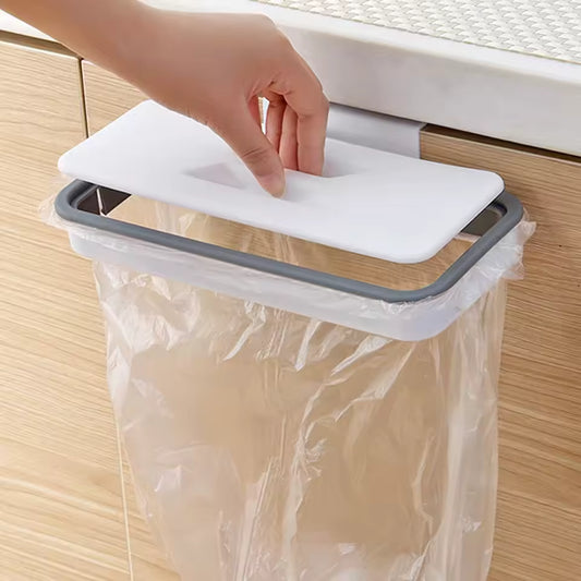 Portable Hanging Trash Bag Holder – Space-Saving Kitchen Organizer