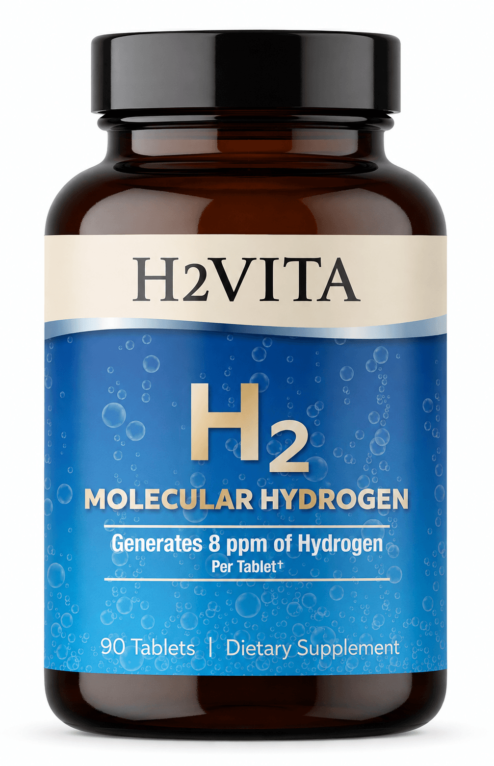 H2VITA® H2 Molecular Hydrogen, 8 ppm, 90 Tablets (90 Servings)